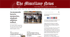 Desktop Screenshot of miscellanynews.org